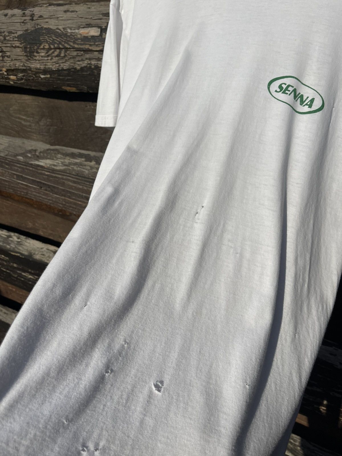 Formula 1 90’s Senna Vintage Formula 1 racing tee distressed Size US XL / EU 56 / 4 - 6 Thumbnail