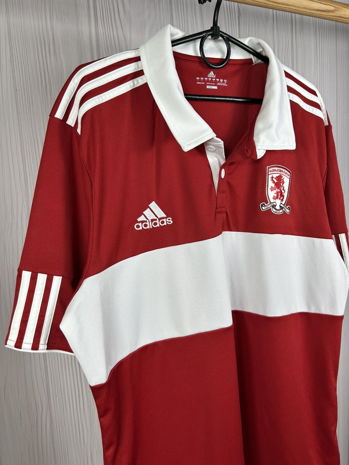 Adidas Middlesbrough Home football shirt 2010 2011 Jersey Size L Size US L / EU 52-54 / 3 - 2 Thumbnail