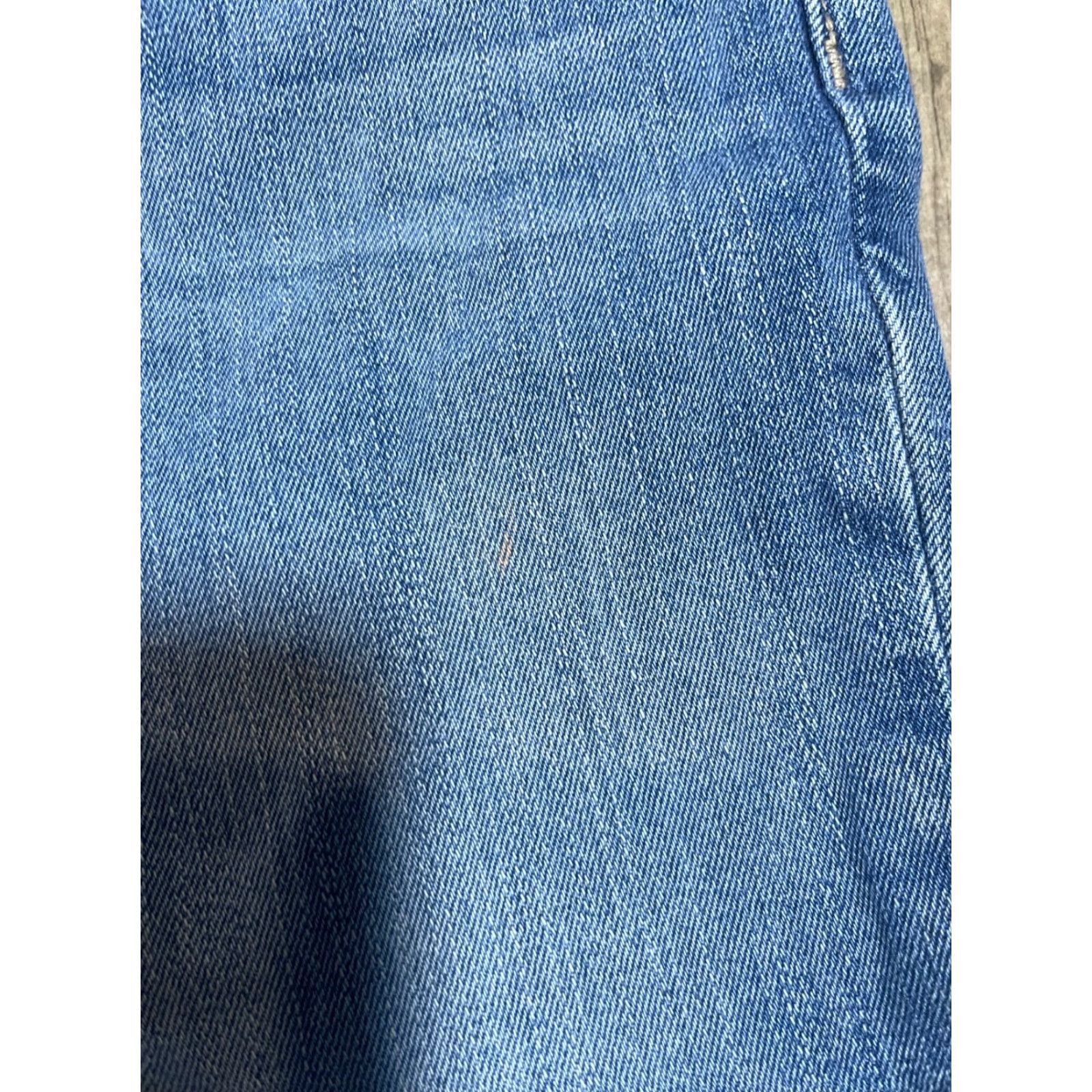 Gap Gap Jeans Womens Size 4 27 Blue Denim Cut off bottom Skinny Regular 5-Pocket Zipper Button Logo Stretch Cotton Blend Spandex Blue Womens Jeans Size 27" / US 4 / IT 40 - 6 Thumbnail