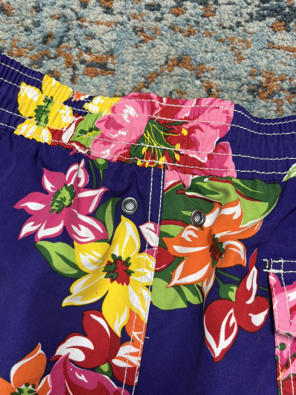 Polo Ralph Lauren Vintage 00s Polo Ralph Lauren floral print shorts old money Size US 36 / EU 52 - 15 Thumbnail