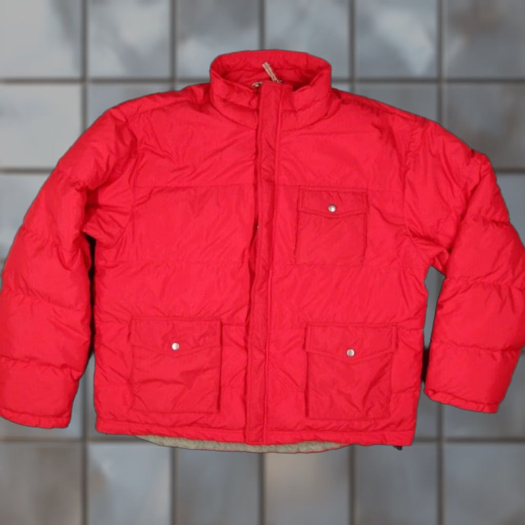 J.Crew J.CREW Jacket XL Red Down Full Zip Quilted Puffer Gorpcore Mens Size US XL / EU 56 / 4 - 1 Thumbnail