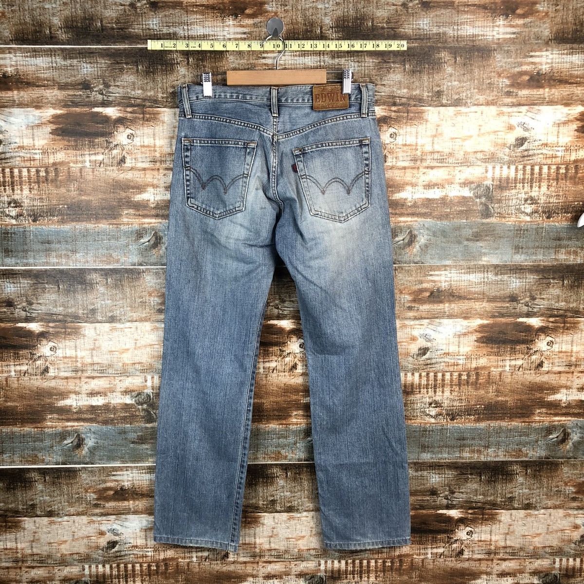 Edwin Edwin japan vintage faded Blue Denim Pants #A1403 Size US 30 / EU 46 - 14 Thumbnail