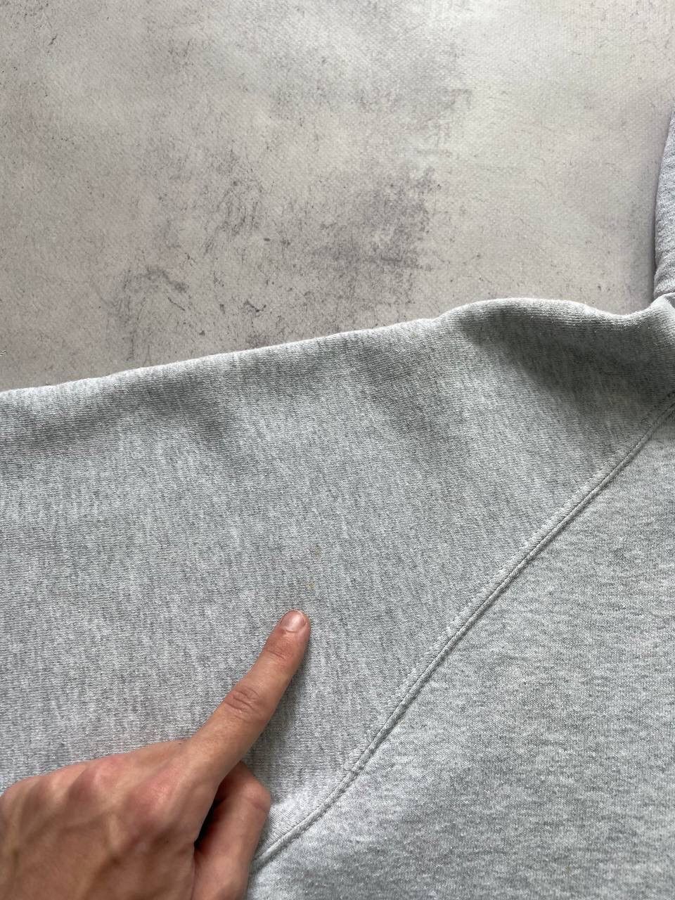 Fruit Of The Loom × Vintage Vintage 90s Fruit Of The Loom Blank Baggy Hoodie Y2K Size US L / EU 52-54 / 3 - 5 Thumbnail