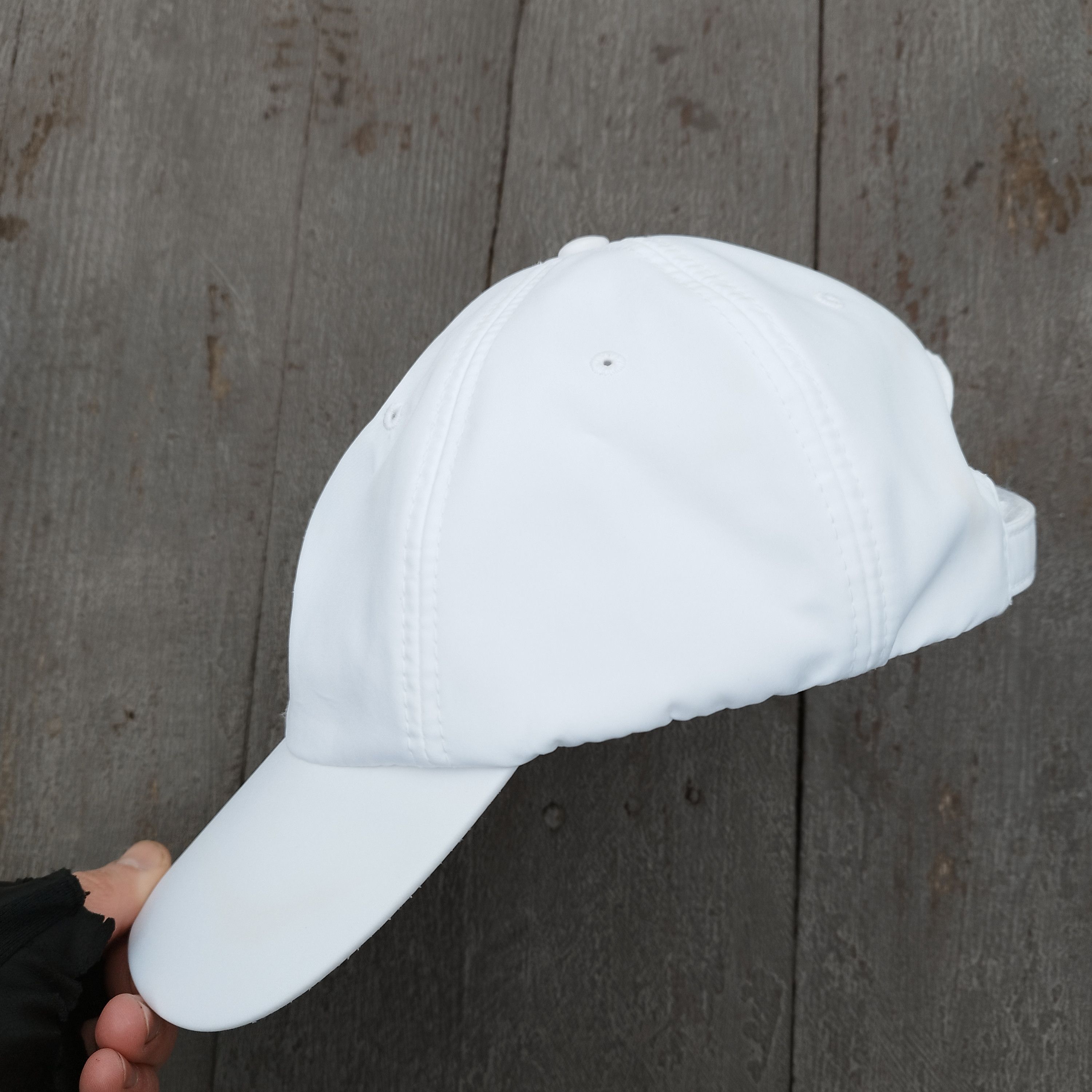Nike Vintage Nike Swoosh Heritage Cap white y2k streetwear Size ONE SIZE - 5 Thumbnail