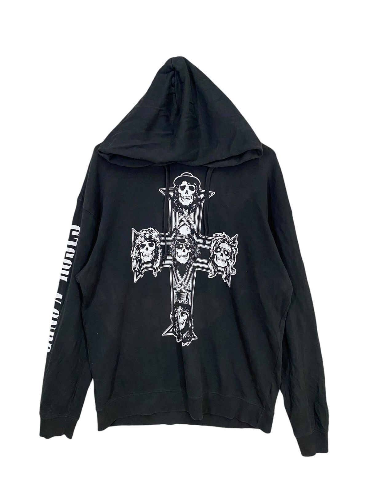 Band Tees × Guns N' Roses × Japanese Brand Guns n roses hoodie pullover baggy style Size US L / EU 52-54 / 3 - 3 Thumbnail