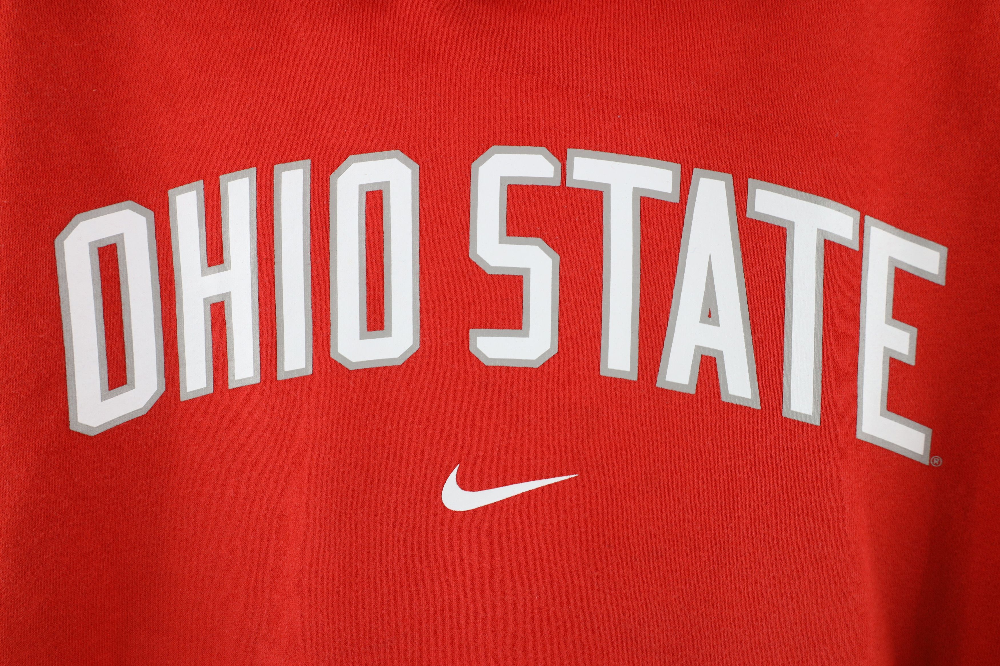 Nike Vintage Nike Center Swoosh Ohio State University Hoodie Size US M / EU 48-50 / 2 - 4 Thumbnail
