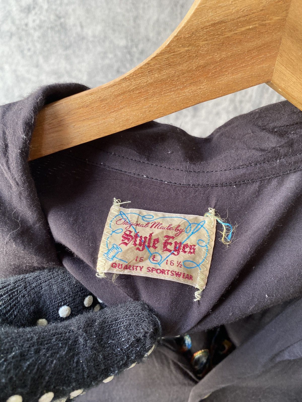 Toyo Enterprises 90s Style Eyes Japan Rayon Bowling Shirt Size US L / EU 52-54 / 3 - 4 Thumbnail