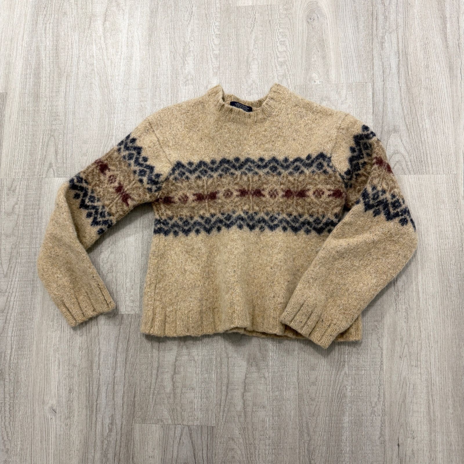 Tommy Hilfiger Vintage Tommy Hilfiger Wool Sweater Youth Large Fair Isle Size US L / EU 52-54 / 3 - 1 Thumbnail
