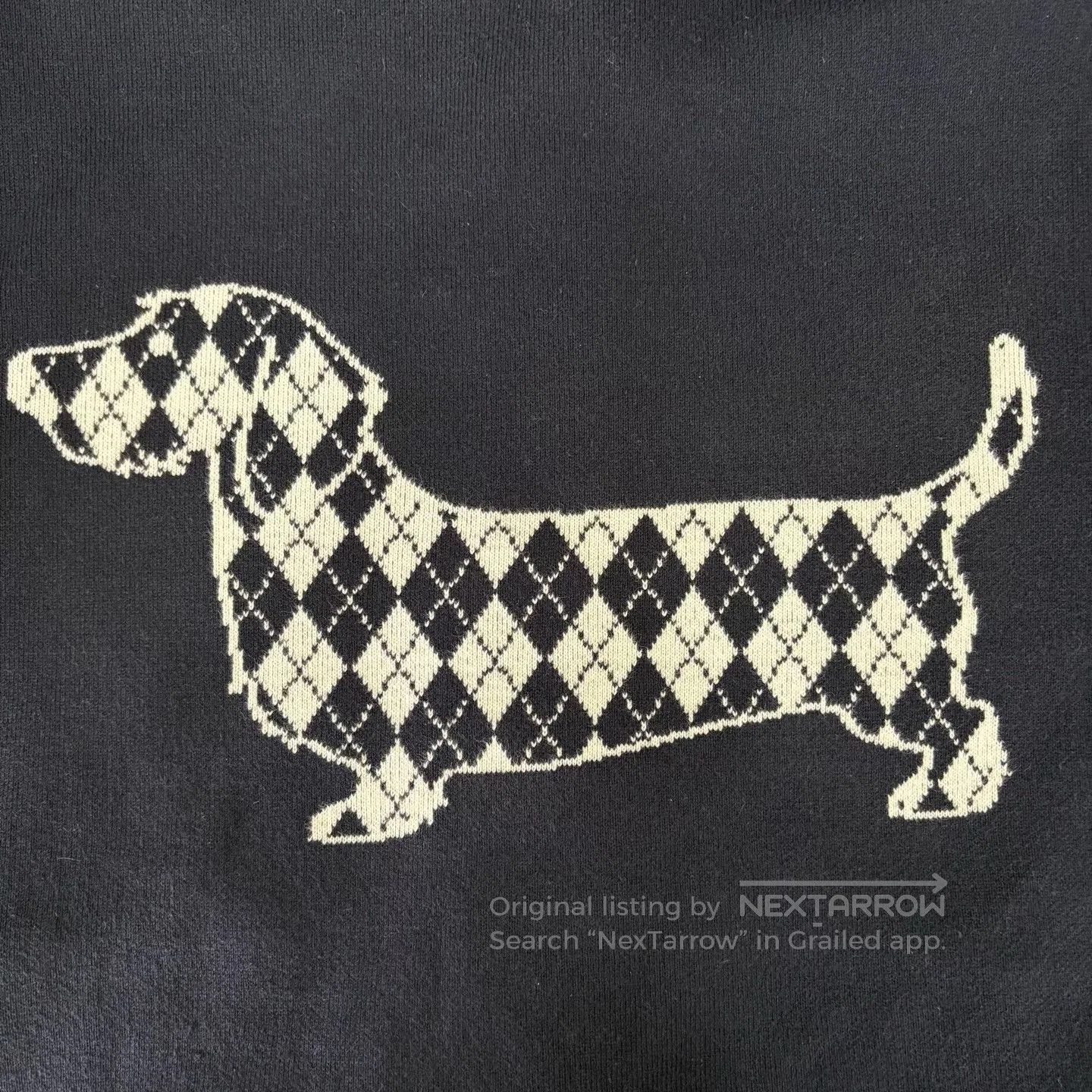 Thom Browne Thom Browne Dachshund Striped Hooded Knit Coat. Size US XL / EU 56 / 4 - 7 Thumbnail