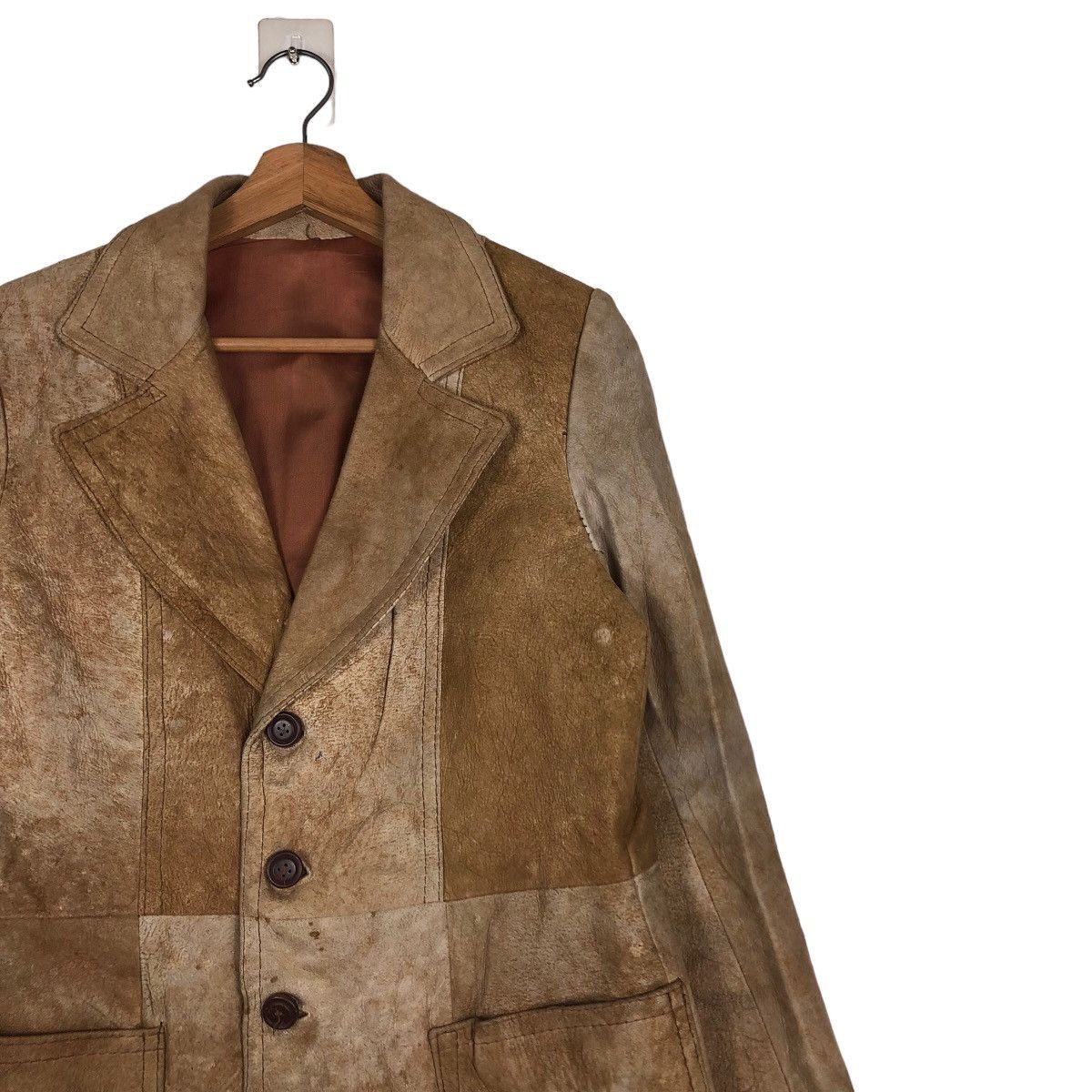 Japanese Brand Vintage Biker Genuine Leather Jacket Patchwork Issey Miyake Size US M / EU 48-50 / 2 - 6 Thumbnail