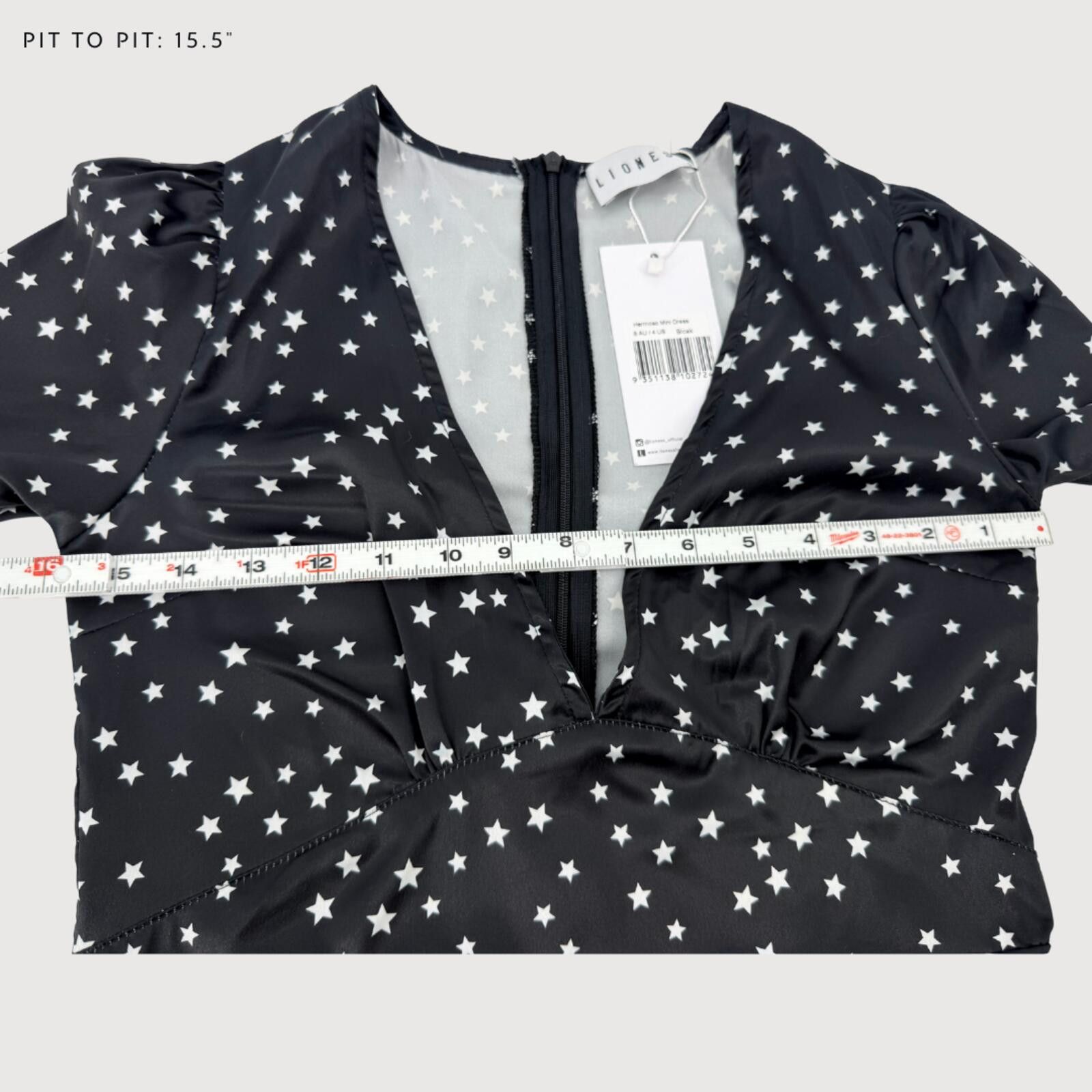 Lioness Lioness Hermoso Stars Mini Dress NWT Black S Size S / US 4 / IT 40 - 7 Thumbnail