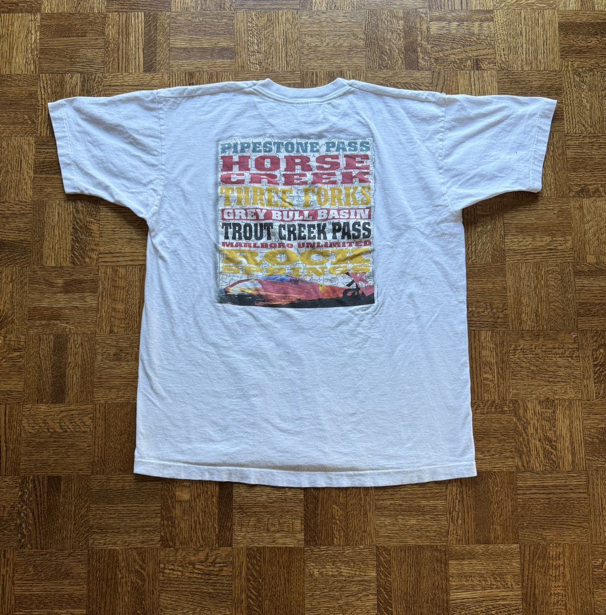 Marlboro Vintage 90s Marlboro Unlimited Graphic Tee Size US XL / EU 56 / 4 - 1 Thumbnail