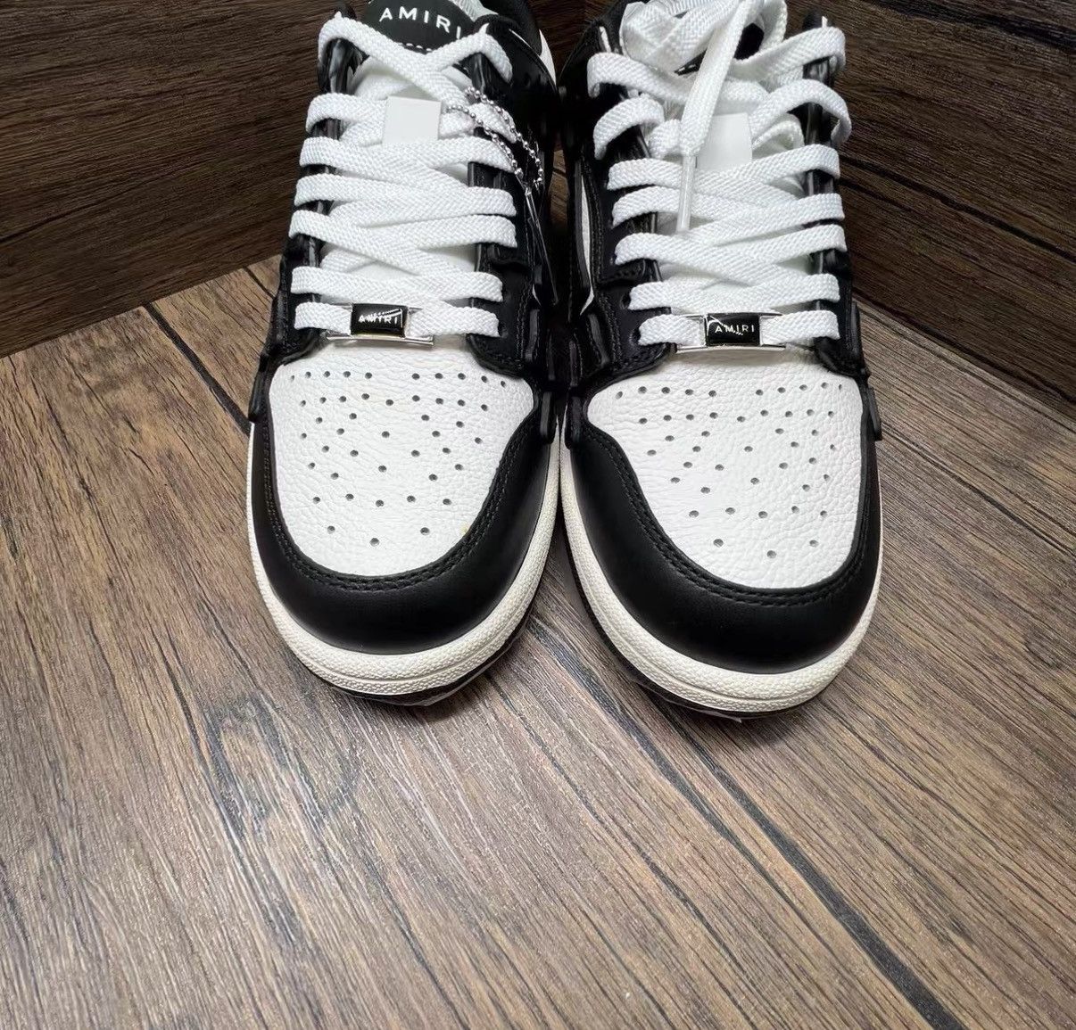Amiri Amiri Black & White Sneakers J41 Size US 7 / EU 40 - 3 Thumbnail