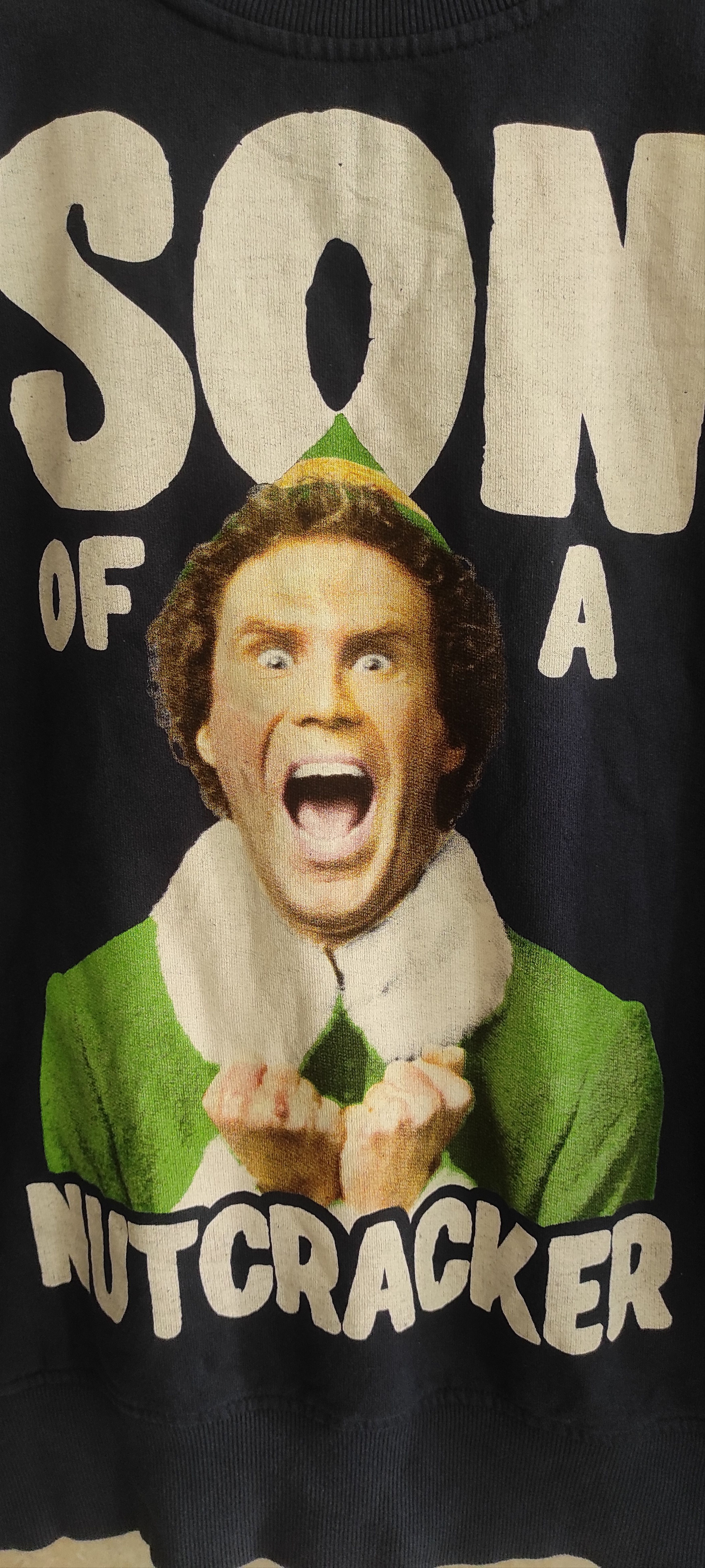 Vintage VTG Elf Son Of A Nutcracker Ugly Christmas Sweater 2014 Size US XL / EU 56 / 4 - 4 Thumbnail