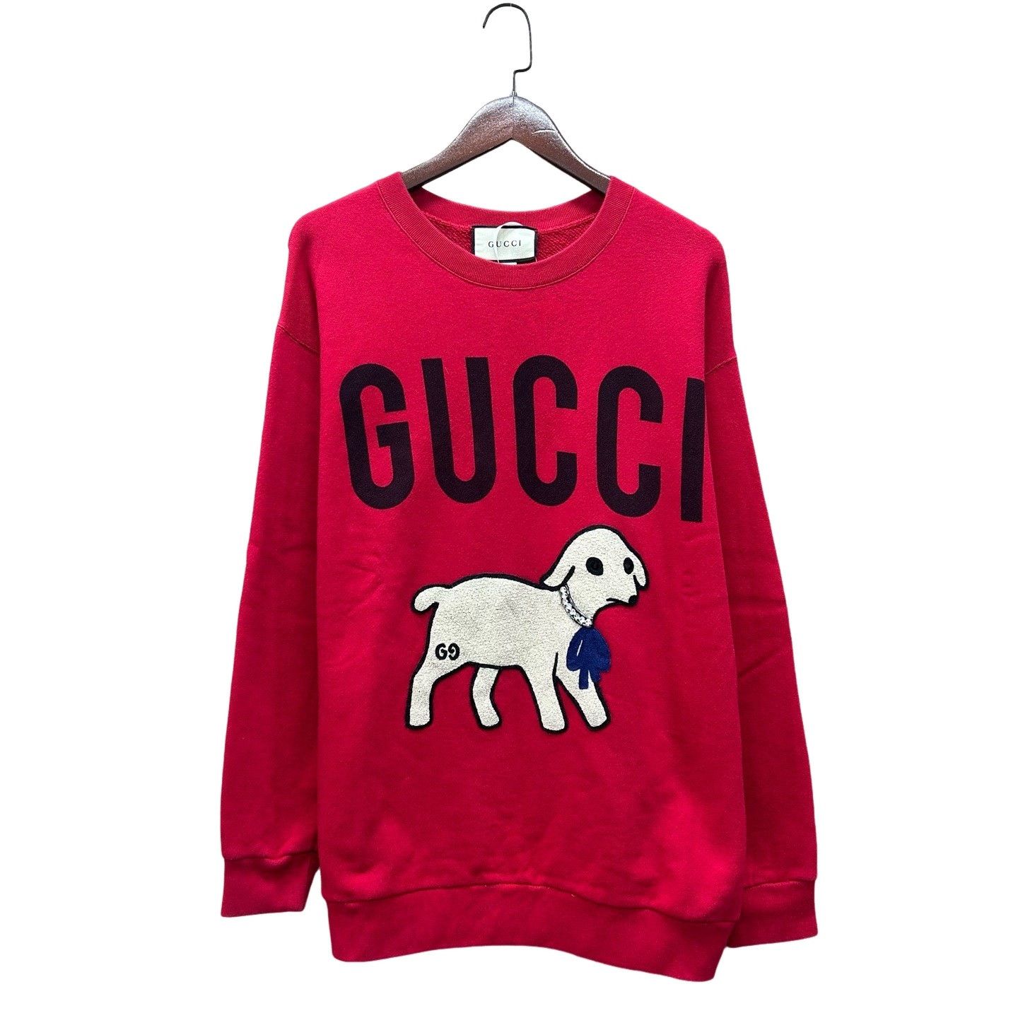 Gucci Gucci Sheep Graphic Sweatshirt Size L Size US L / EU 52-54 / 3 - 1 Thumbnail