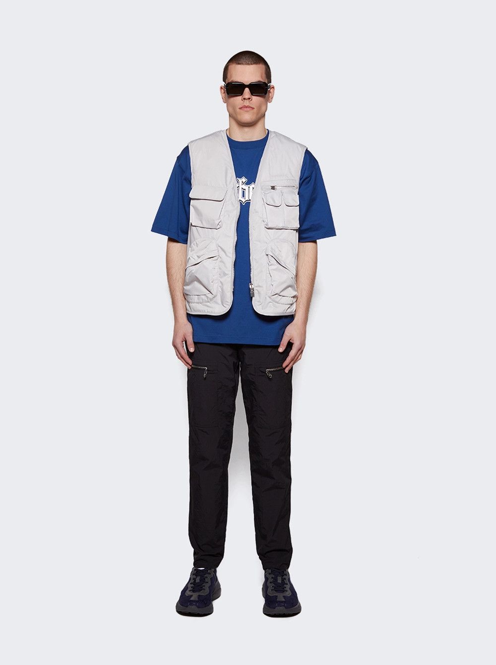 Givenchy o1mle0226 Multipocket Sleeveless Vest in Pearl Grey Size US L / EU 52-54 / 3 - 2 Thumbnail