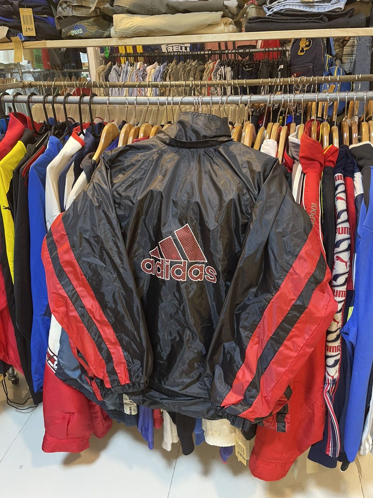 Adidas Vintage 90s AC Milan Jacket Size US XXL / EU 58 / 5 - 3 Thumbnail