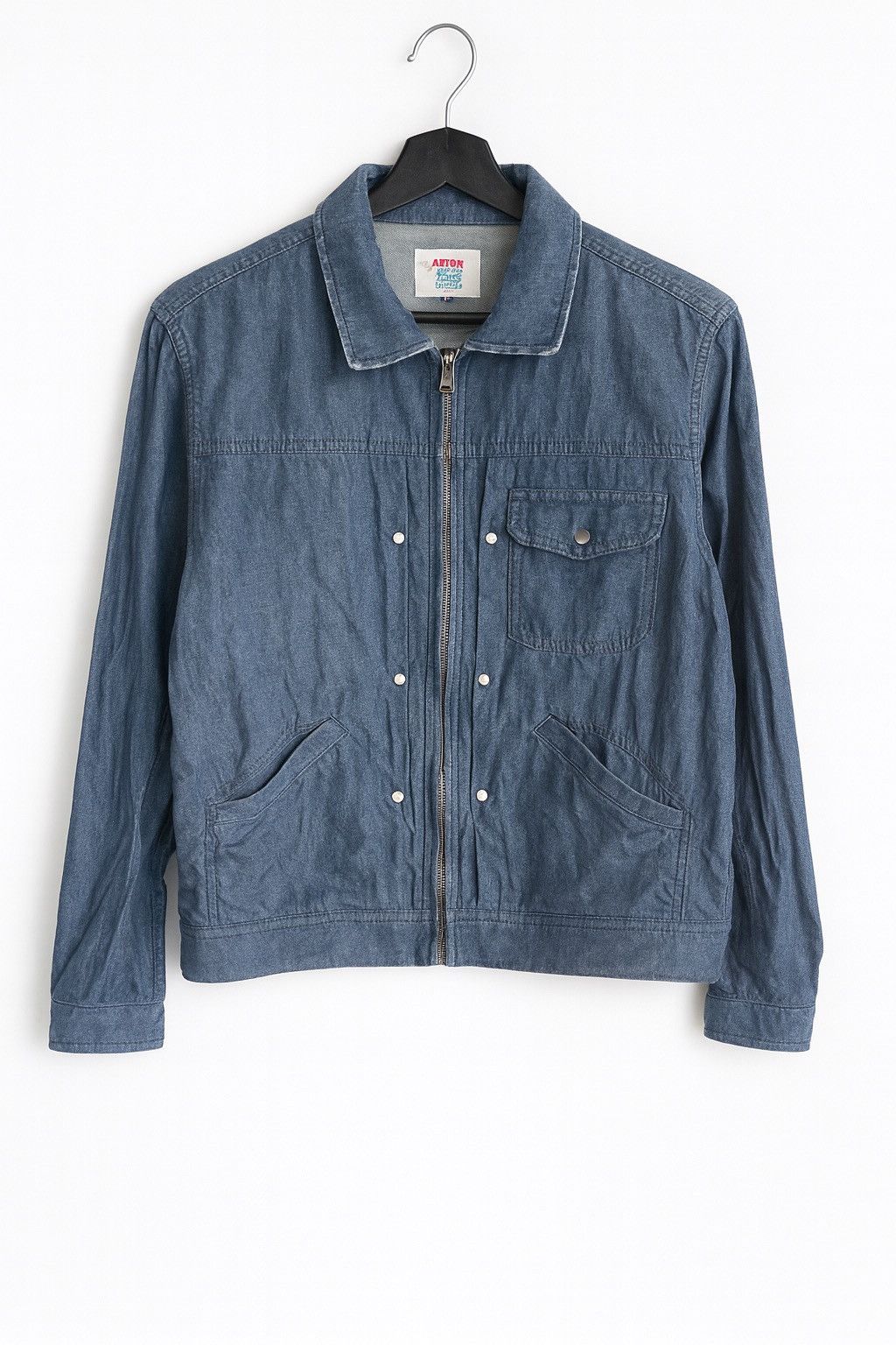 JUN MEN JunRed Vintage Workwear-Style Denim Jacket – Japanese Casual Size US S / EU 44-46 / 1 - 1 Thumbnail