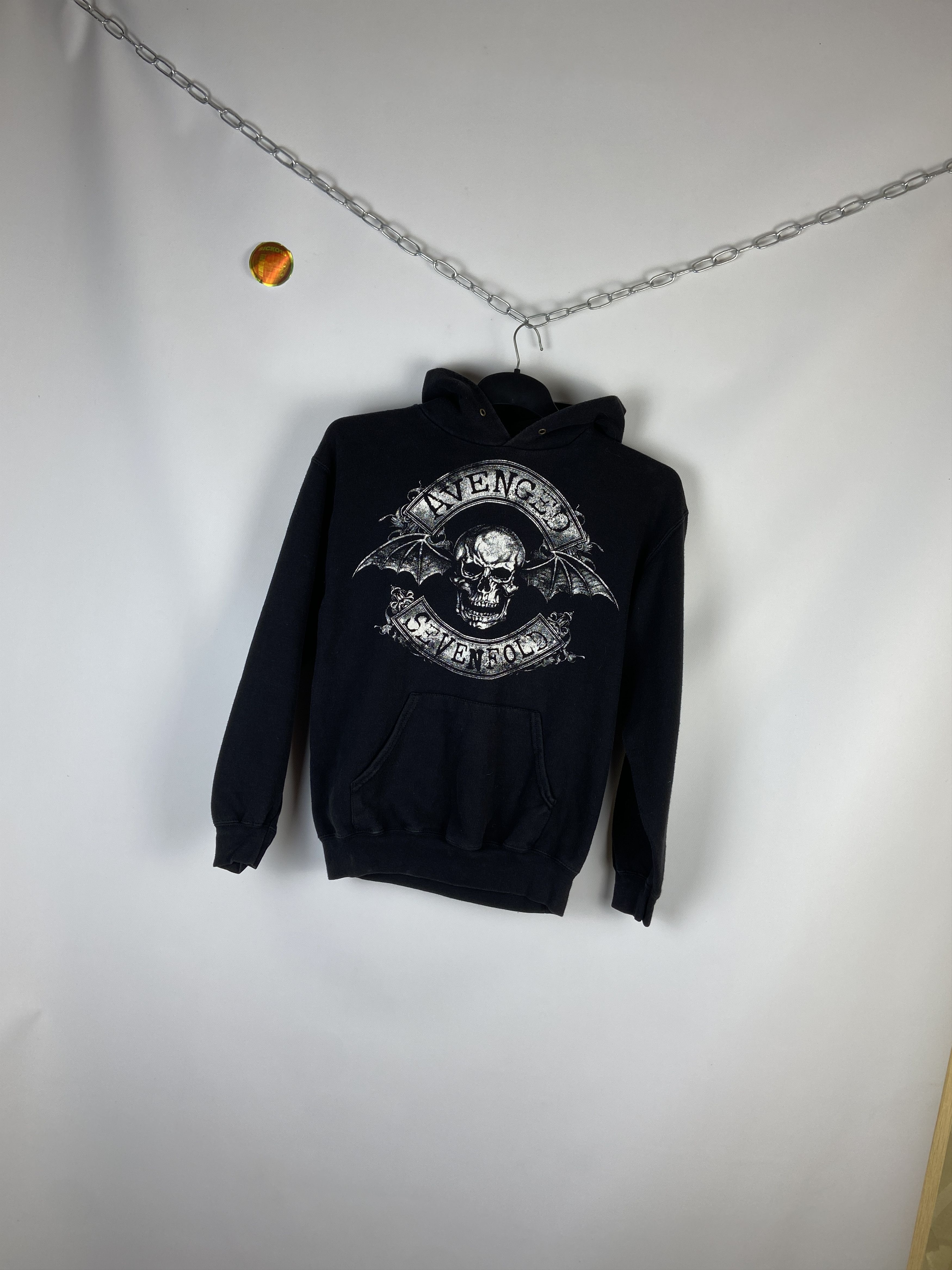 Band Tees × Vintage Avenged Sevenfold VTG Y2K Vintage Official Sweatshirt Hoodie Size US S / EU 44-46 / 1 - 2 Thumbnail