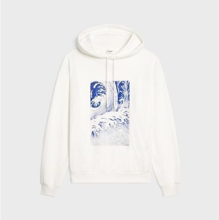 Celine Loose Wave Hoodie in Cotton Fleece Size US S / EU 44-46 / 1 - 1 Thumbnail