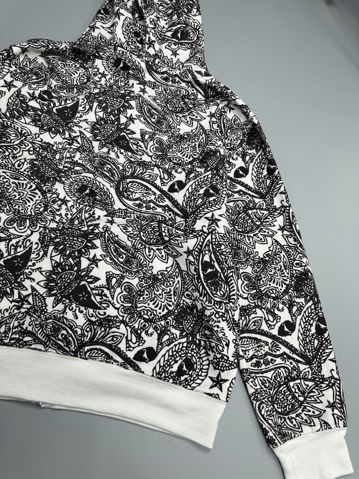 Tapout No Fear Skull Face Zip Hoodie Opium Paiesley Size US M / EU 48-50 / 2 - 23 Thumbnail
