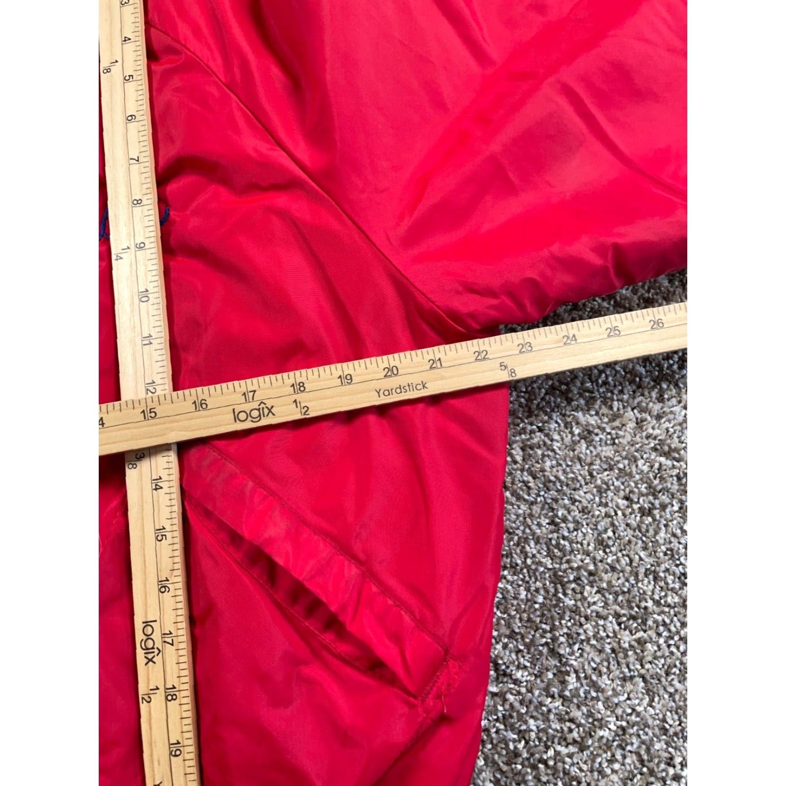 Dunbrooke VTG Dunbrooke Michigan Construction Company Satin Jacket Medium Red Bomber Jacket Satin Vintage Red Dunbrooke Jacket Size US M / EU 48-50 / 2 - 6 Thumbnail
