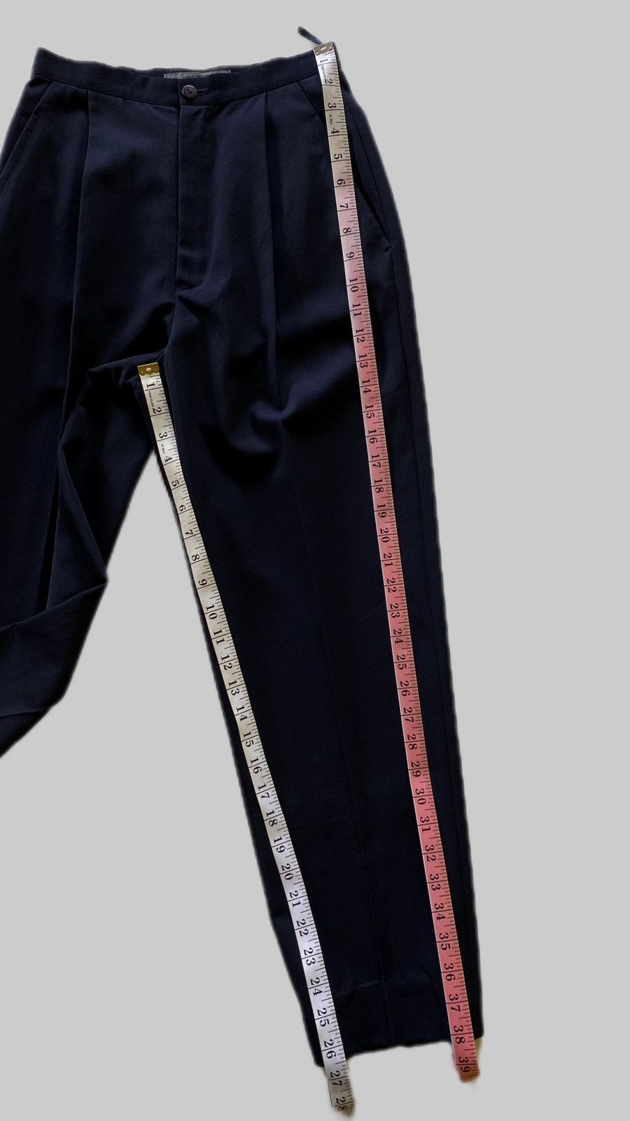 Issey Miyake 1984 ISSEY MIYAKE WOOL PANTS Size 24" / US 00 / IT 34 - 5 Thumbnail