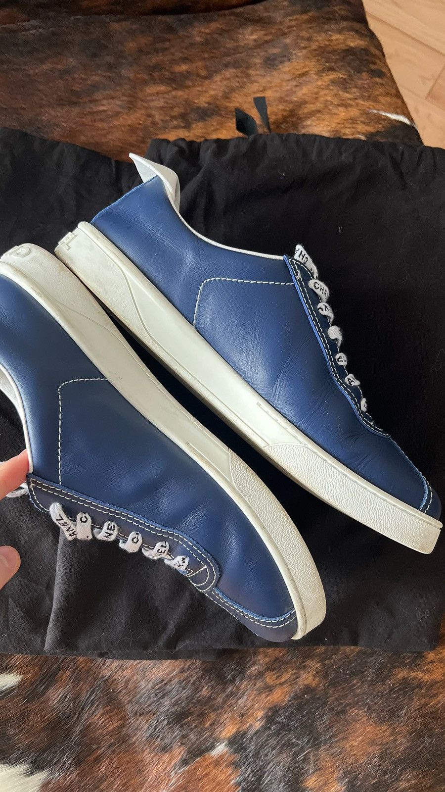 Chanel Chanel blue weekender sneakers Size US 9 / EU 42 - 6 Thumbnail