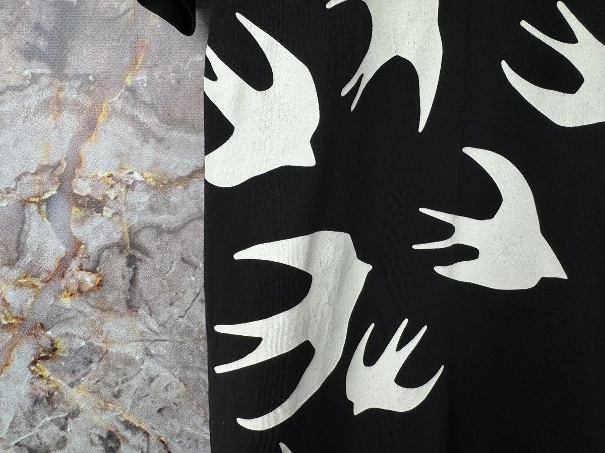 Alexander McQueen McQ Alexander McQueen Swallow Print T-Shirt Black White Size US M / EU 48-50 / 2 - 8 Thumbnail