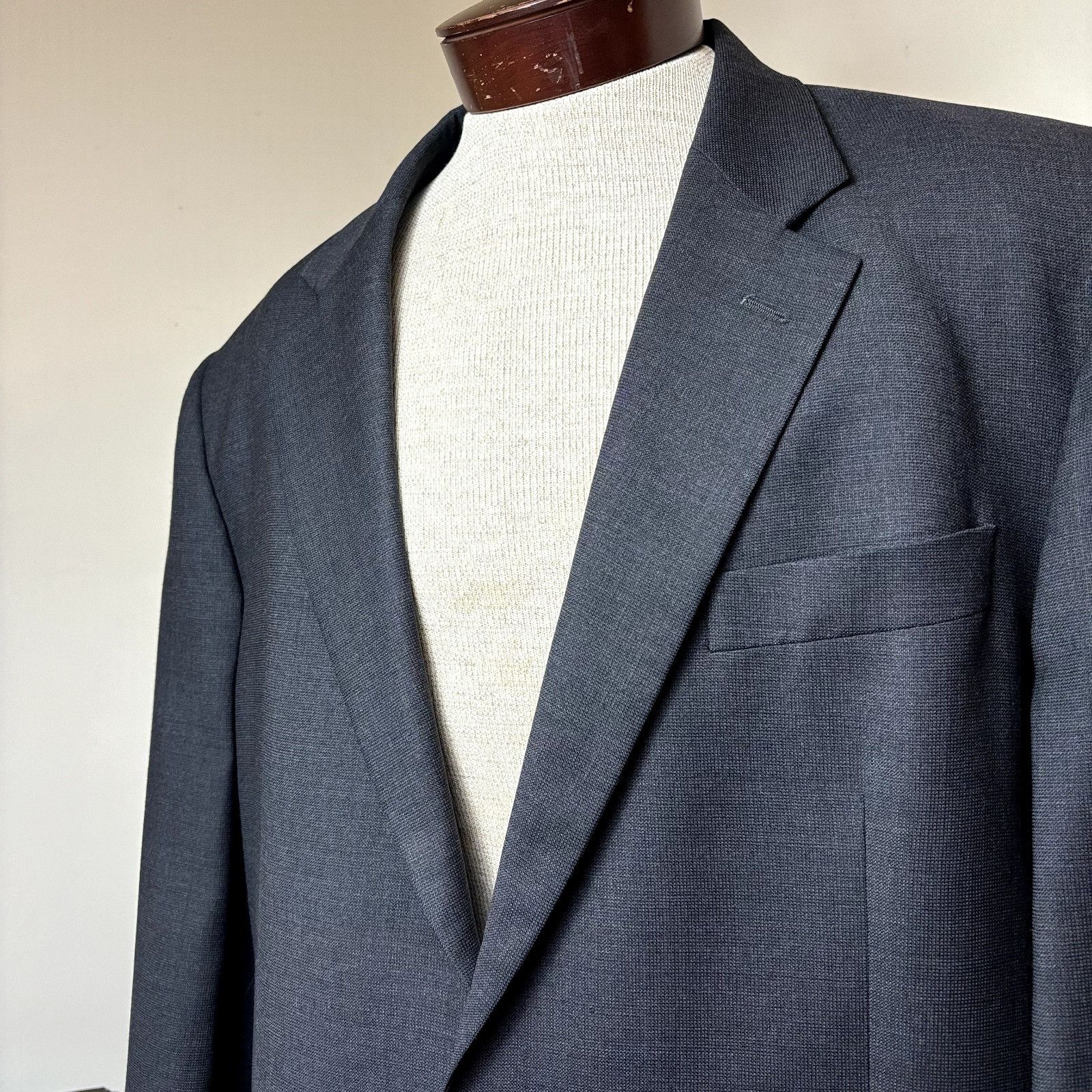 Pronto Uomo Pronto Uomo Sport Coat Blazer Natural Stretch Men's 48 XL Br Size 48R - 3 Thumbnail