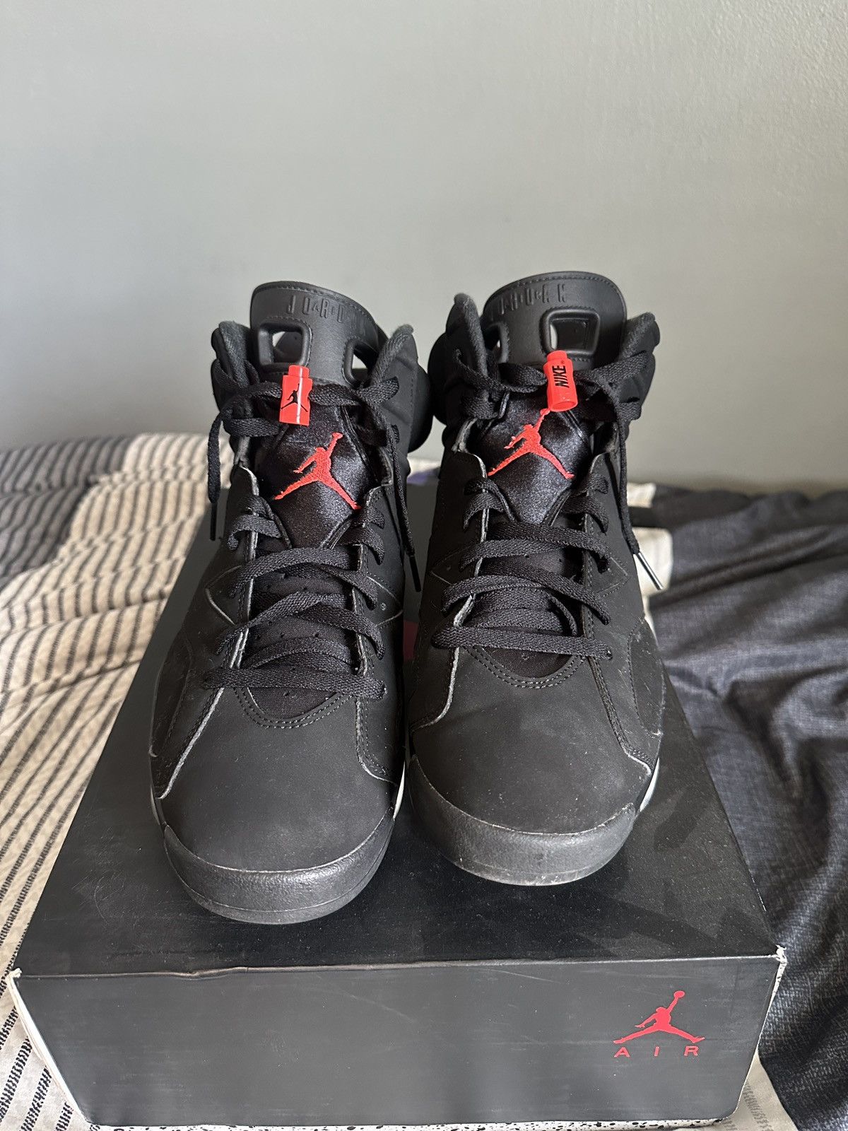 Jordan Brand Jordan Six VI Black Infared Size US 11 / EU 44 - 4 Thumbnail