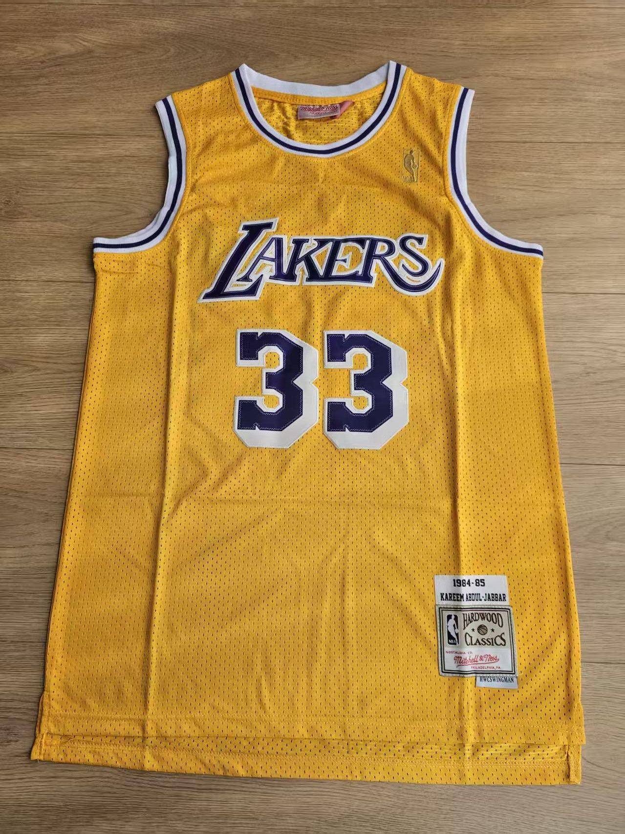 NBA Angeles Lakers #33 Abdul-Jabbar Jersey Size US M / EU 48-50 / 2 - 2 Thumbnail