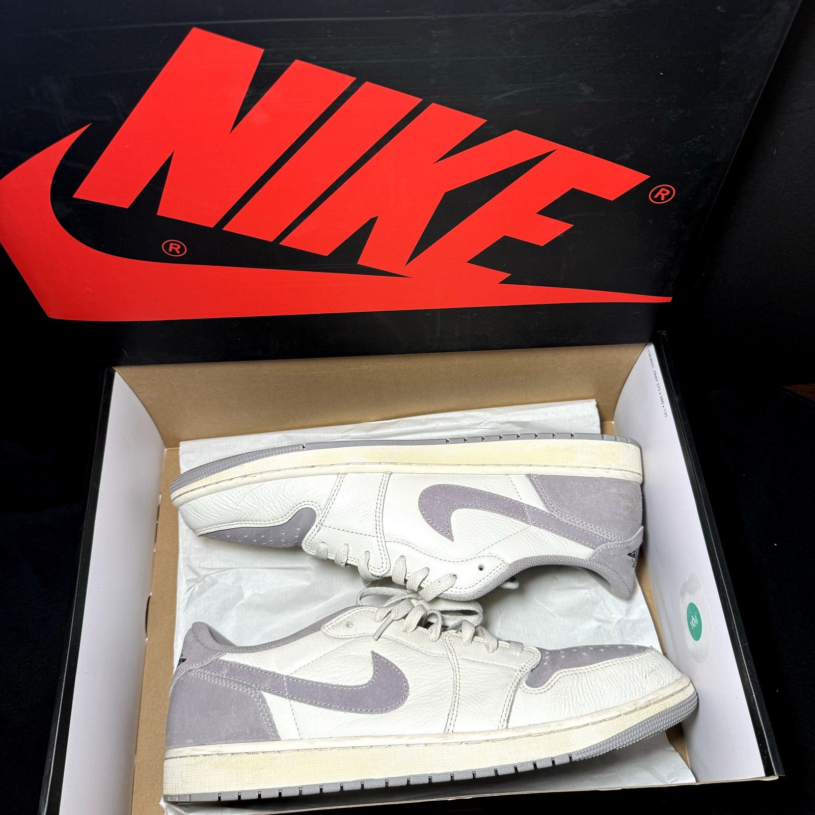 Jordan Brand × Nike Size 15 - Nike Air Jordan 1 Retro Low OG Atmosphere Grey Size US 15 / EU 48 - 11 Thumbnail