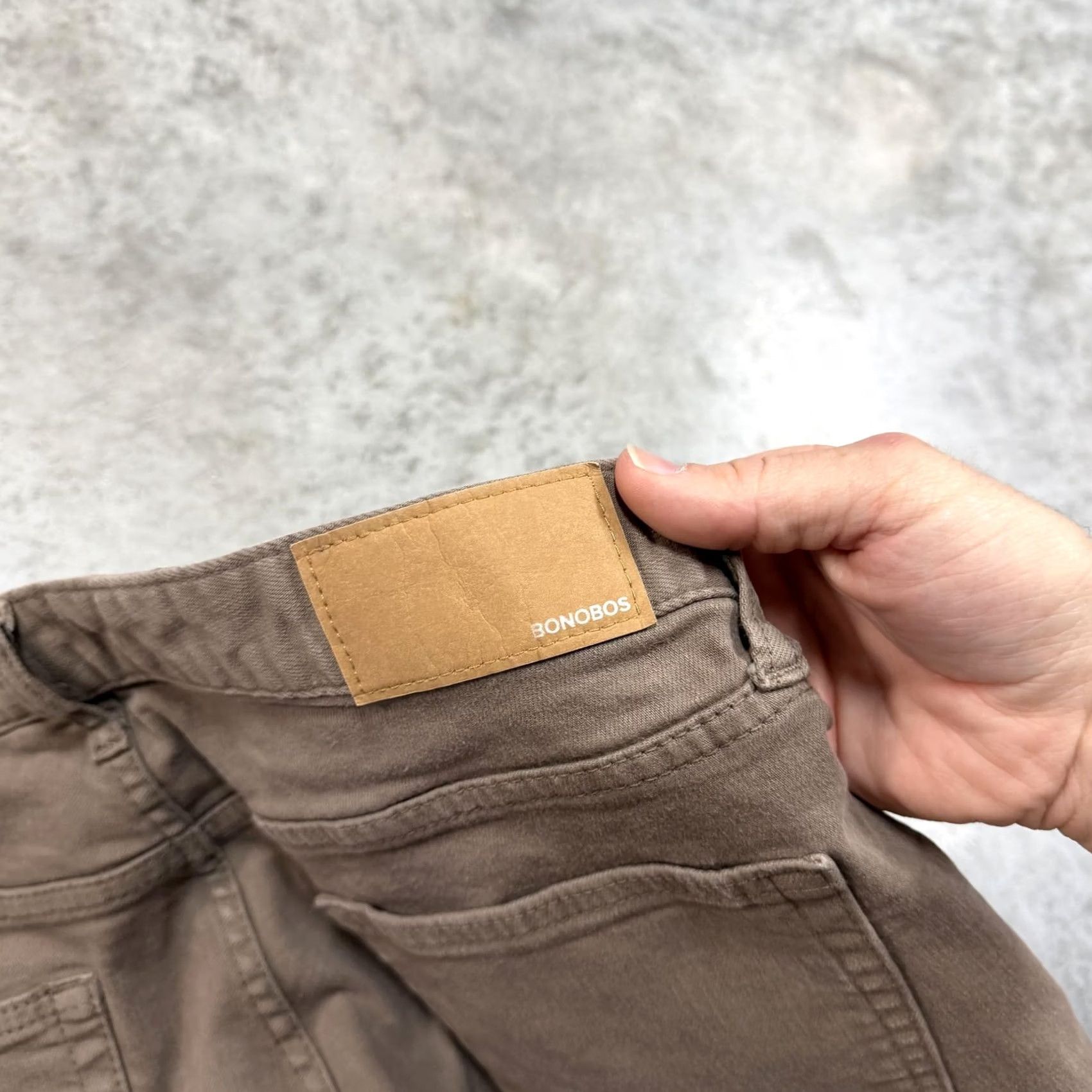 Bonobos Bonobos Jeans Mens 33x31 Brown Athletic Fit Straight Leg Stretch Denim Pants Size US 33 - 5 Thumbnail