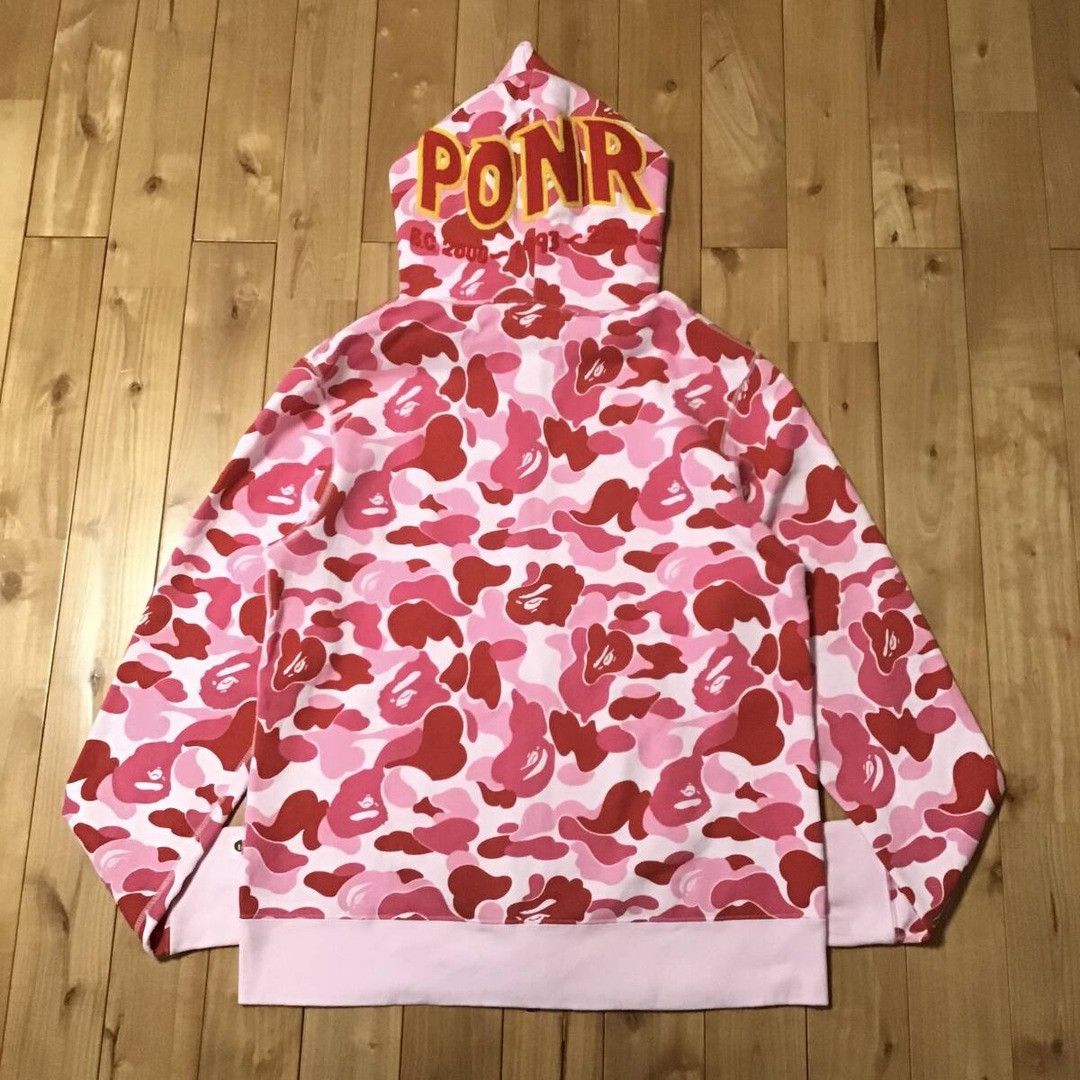 Bape BAPE ABC camo pink shark full zip hoodie a bathing ape PONR Size US L / EU 52-54 / 3 - 2 Thumbnail