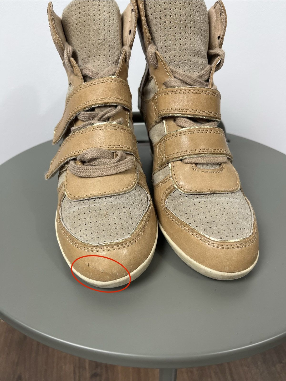 ASH Vintage ASH wedge sneakers beige brown size 40 Size US 9 / IT 39 - 5 Thumbnail