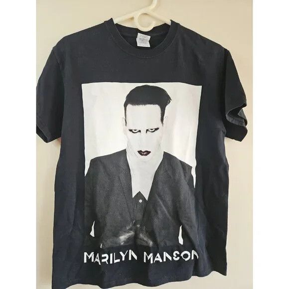 Marilyn Manson Hell Not Hallelujah Tour 2015 tshirt Size M