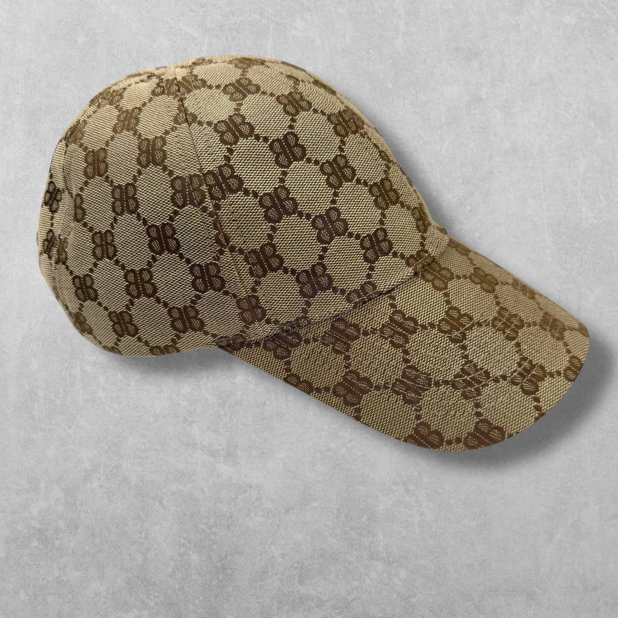 Gucci Gucci x Balenciaga "The Hacker Project" Monogram Cap Size ONE SIZE - 2 Thumbnail