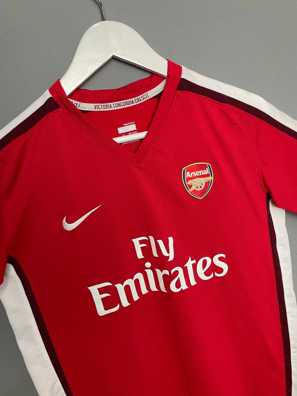Nike Arsenal 2007-2008 Home Soccer Jersey Football Kit Size US S / EU 44-46 / 1 - 2 Thumbnail