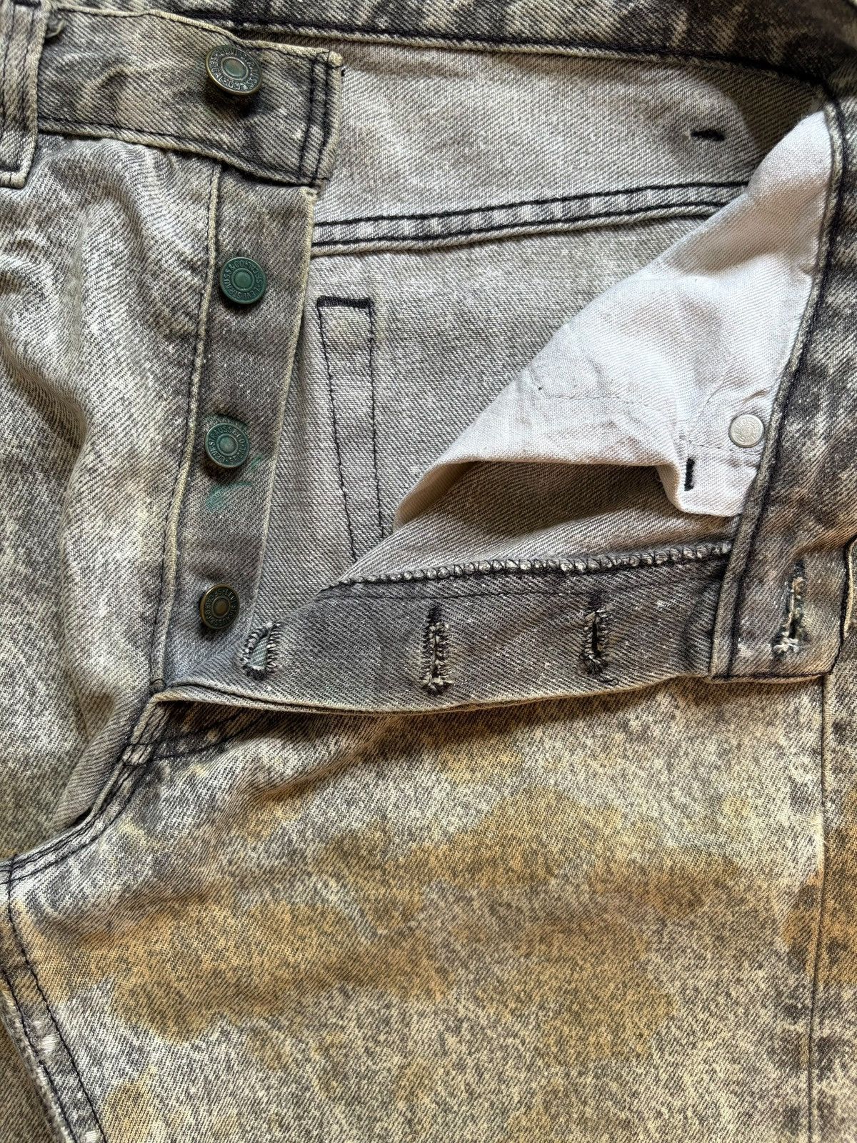 Levi's Vintage 90s Levis 501 Rusty Wash Jeans Size US 29 - 3 Thumbnail