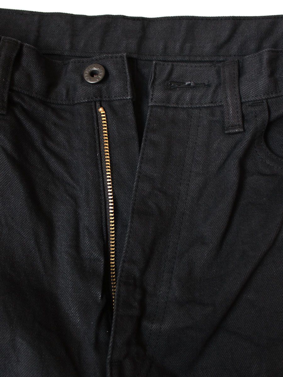 Kapital KAPITAL 14oz Black x Black Denim Club Baggy 5-Pocket Pants Size US 36 / EU 52 - 4 Thumbnail