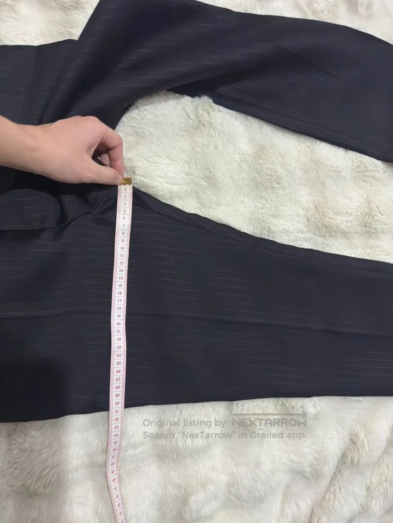 Saint Laurent Paris Saint Laurent Paris Striped Wool Silk Men's Dress Pants i Size US 28 / EU 44 - 8 Thumbnail
