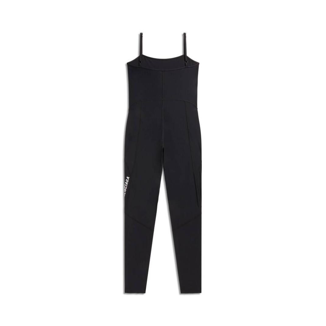 Balenciaga o1bcso1str1124 Sporty B Activewear Bodysuit in Black Size S / US 4 / IT 40 - 2 Thumbnail