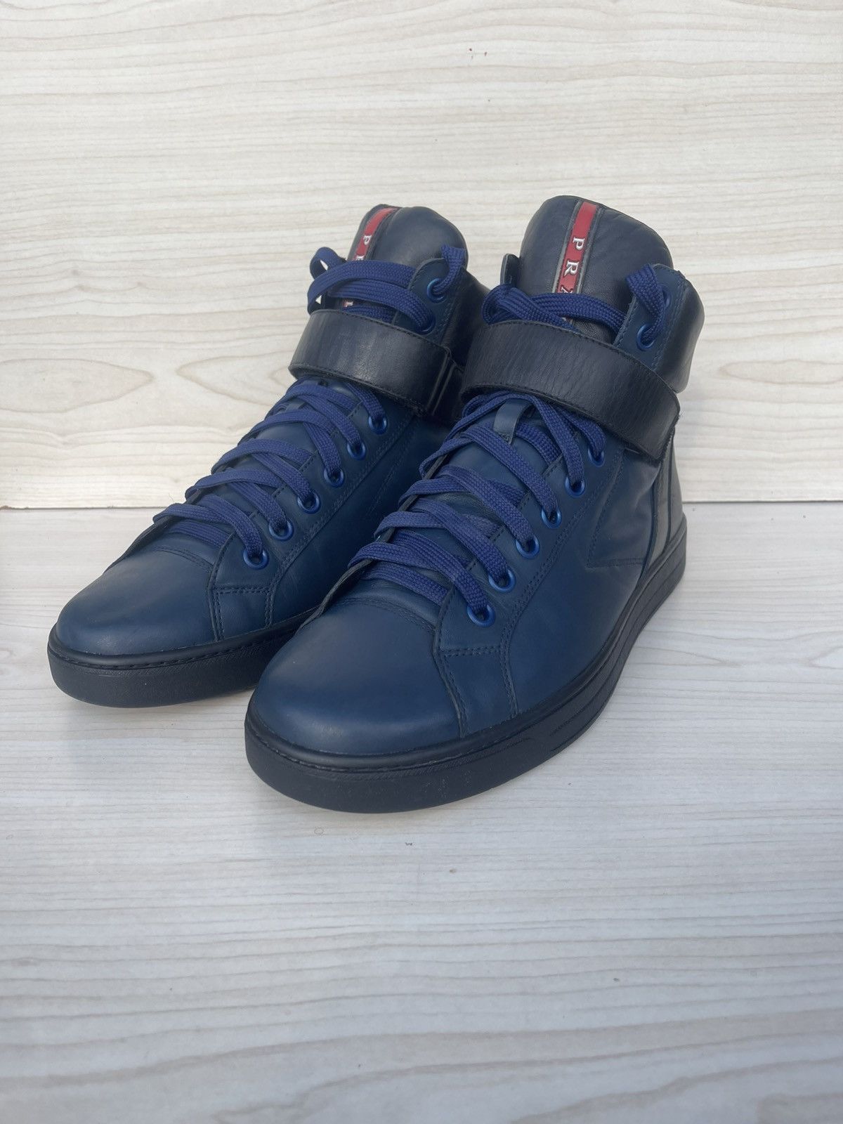 Prada High top leather boots Size US 10.5 / EU 43-44 - 1 Thumbnail