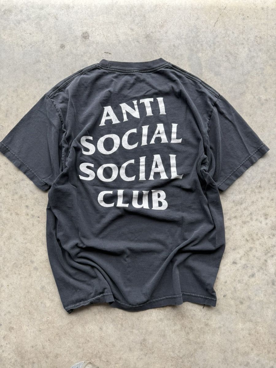 Anti Social Social Club Vintage ASSC Faded Black Tee Anti Social Social Club Size US L / EU 52-54 / 3 - 2 Thumbnail