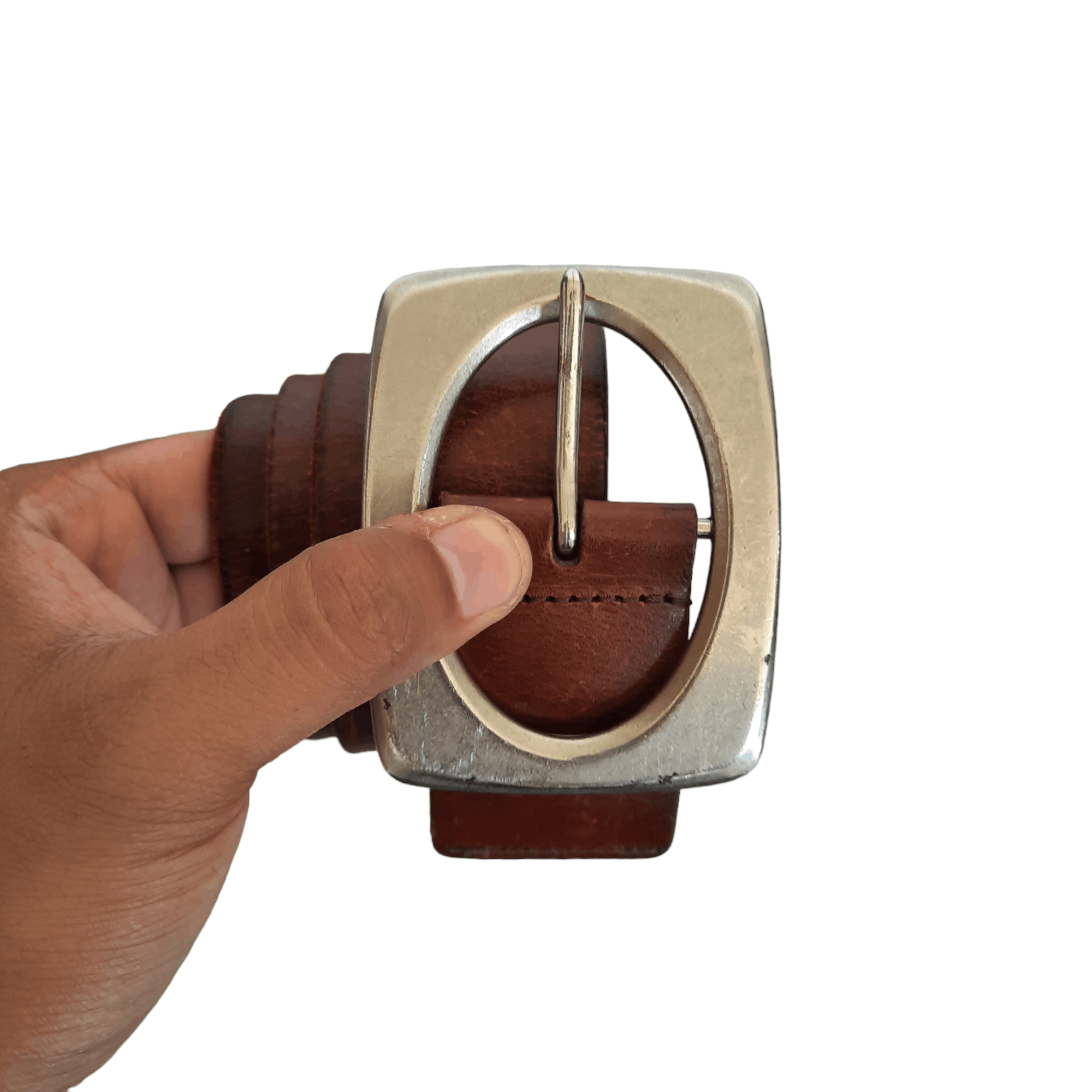 image of Archival Clothing Vintage Garrison Leather Belt, Men's