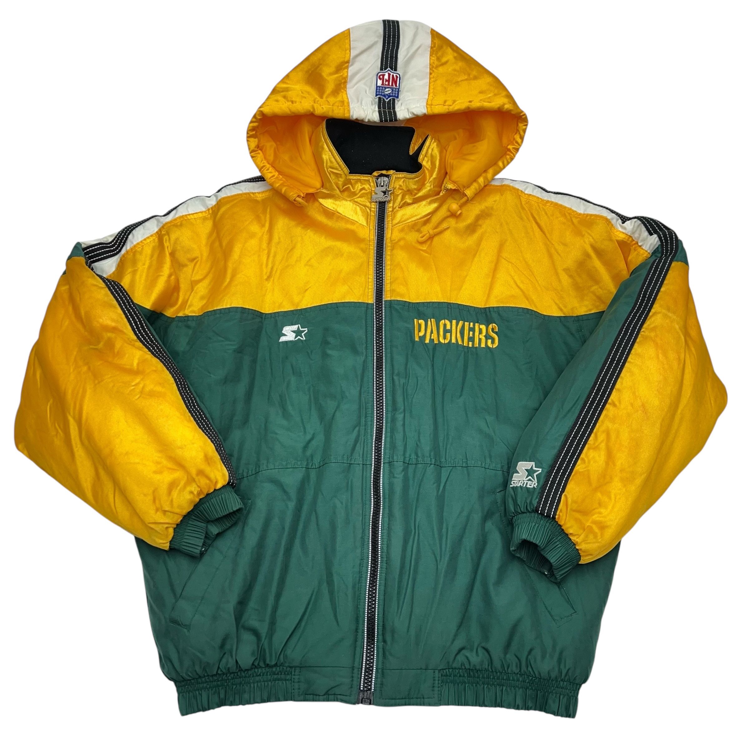 NFL × Pro Line × Starter Starter NFL Pro Line Packers Jacket Coat 90s Size US L / EU 52-54 / 3 - 13 Thumbnail