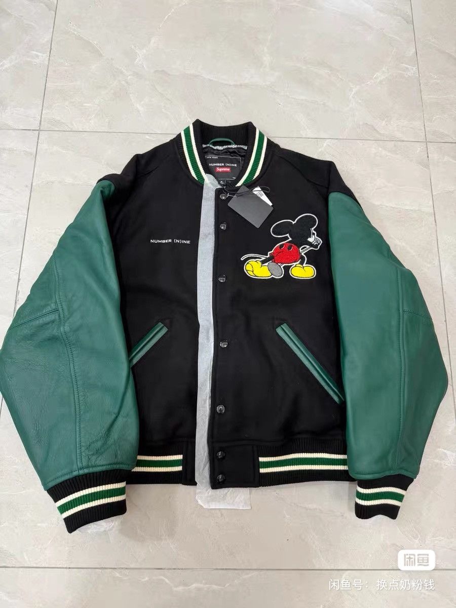 Number (N)ine × Supreme Supreme x Number(N)ine FW25 leather wool bomber coat jacket Size US L / EU 52-54 / 3 - 2 Thumbnail