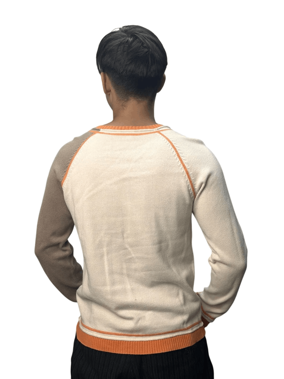 Armani Japanese Y2K Distressed Sweater Gothic Avantgarde Margiela Size US M / EU 48-50 / 2 - 12 Thumbnail