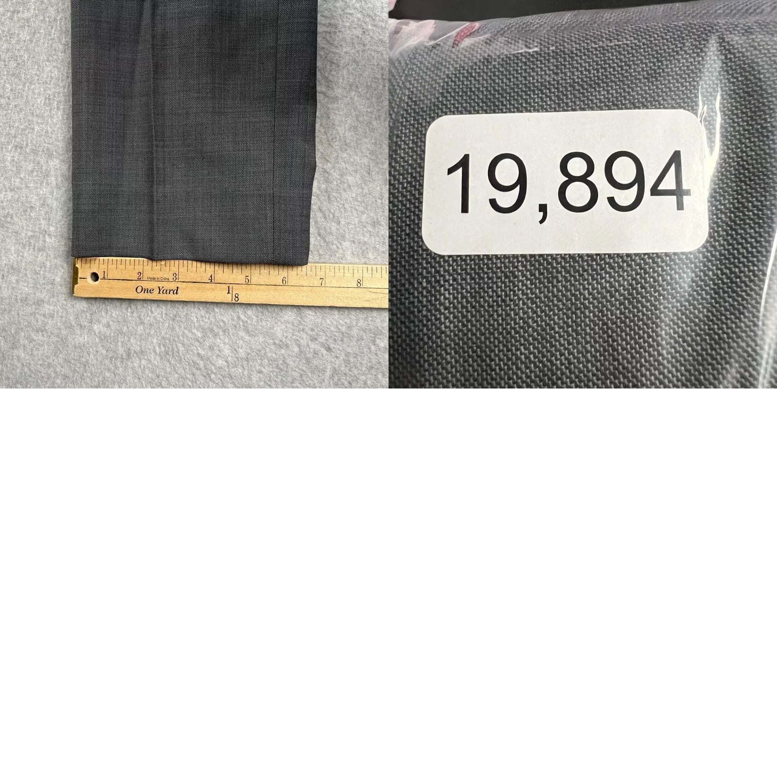 Bonobos Bonobos Wool Suit Set Blazer Coat Pants 42S Mens 34x32 Grey Standard Fit 2 Piece Suit Wedding Business Workwear Mens Size 42R - 11 Thumbnail